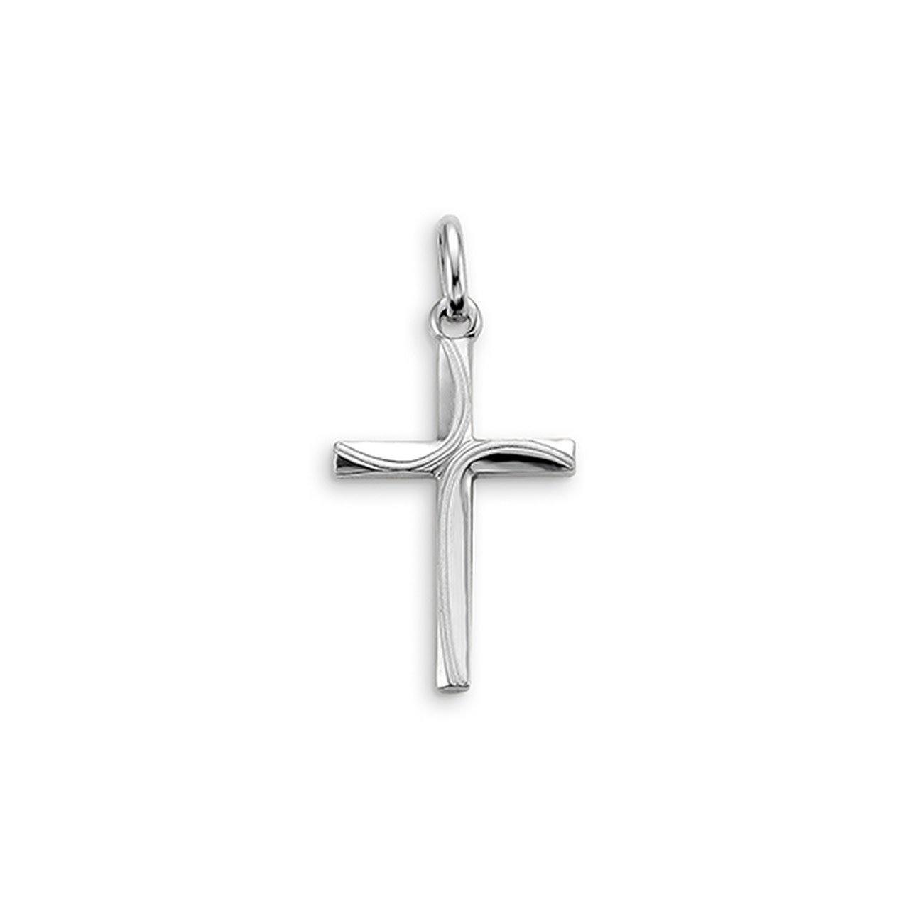 10K GOLD CROSS PENDANT 20MM - Appelt's Diamonds
