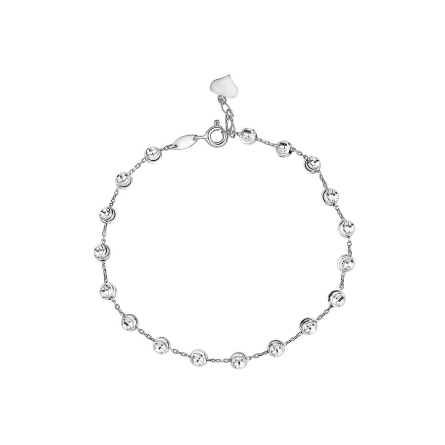 Diamond Cut Ball Bracelet