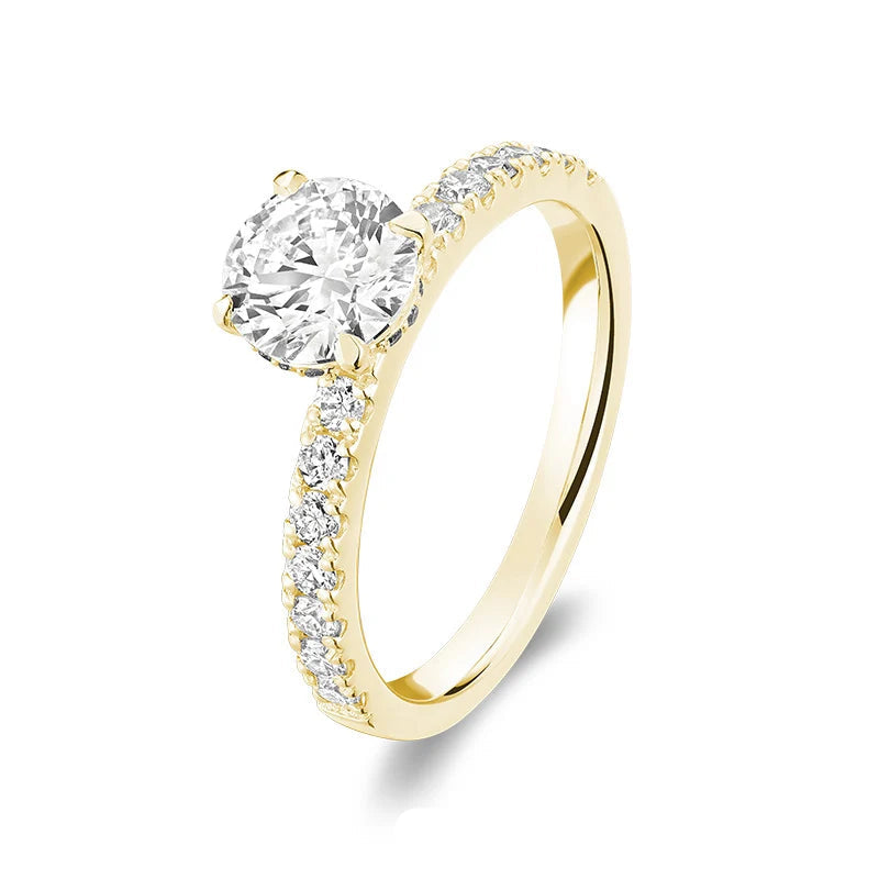 Lab Grown Diamond Halo Engagement Ring