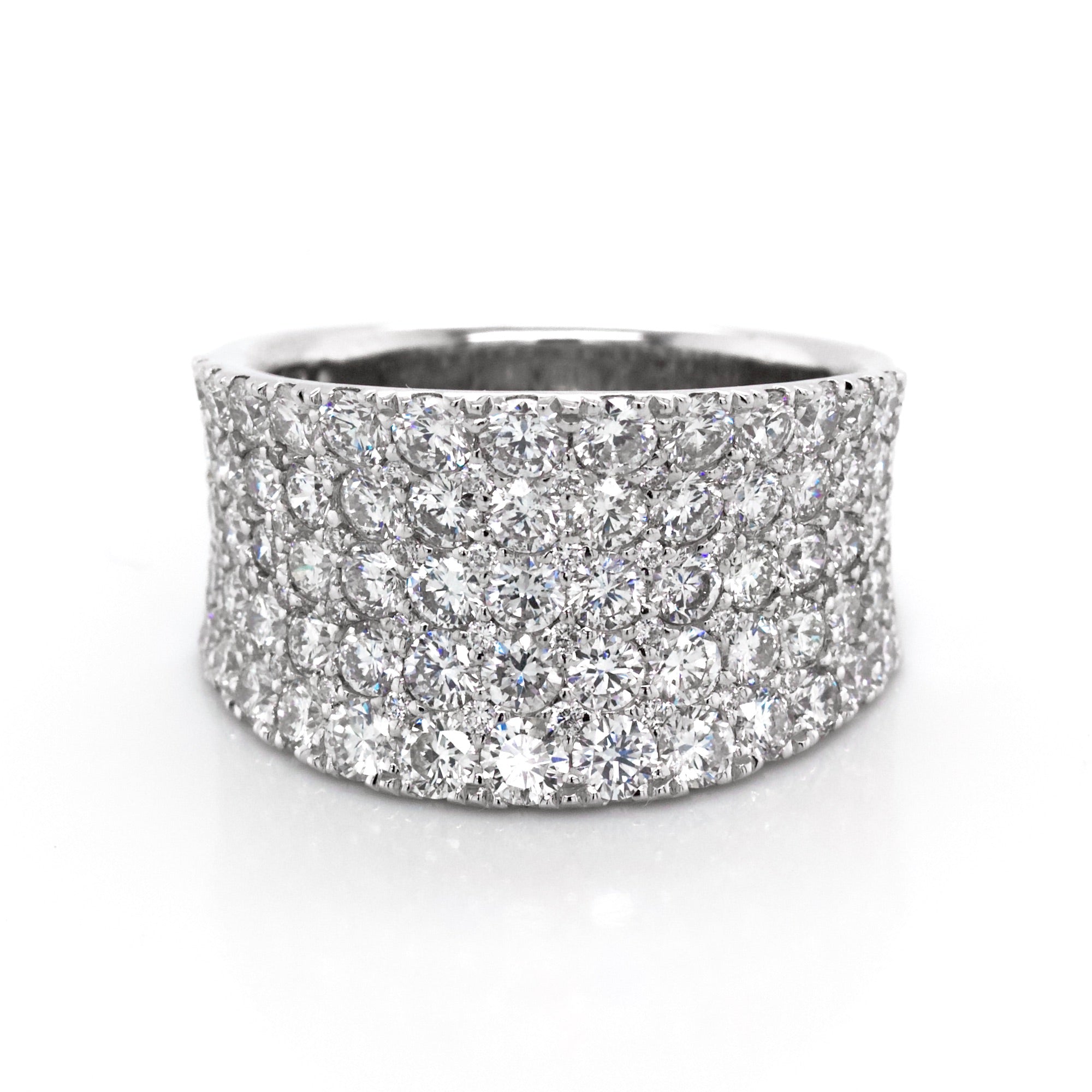 Triple Diamond Row Ring