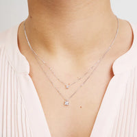 10k Gold Diamond Solitaire Necklace