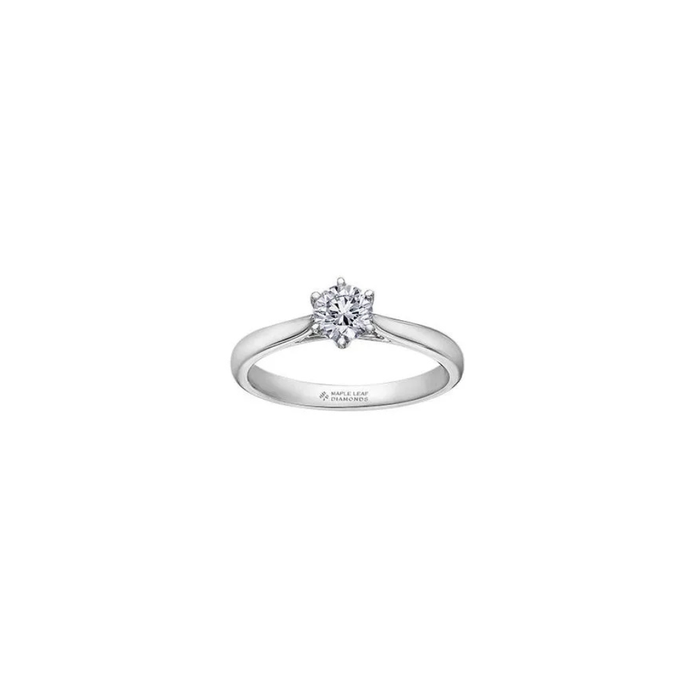 Round Brilliant Canadian Diamond Engagement Ring