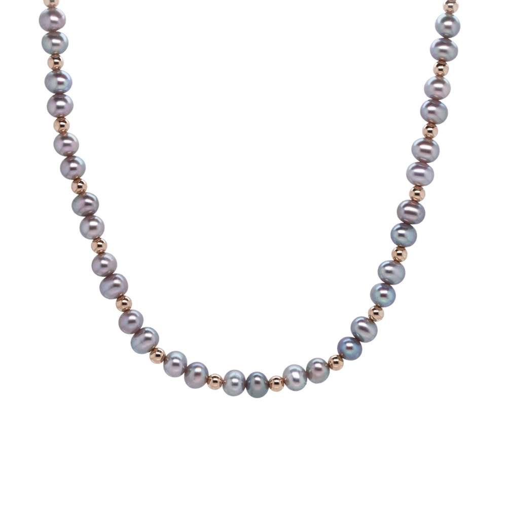 Grey Pearl Necklace