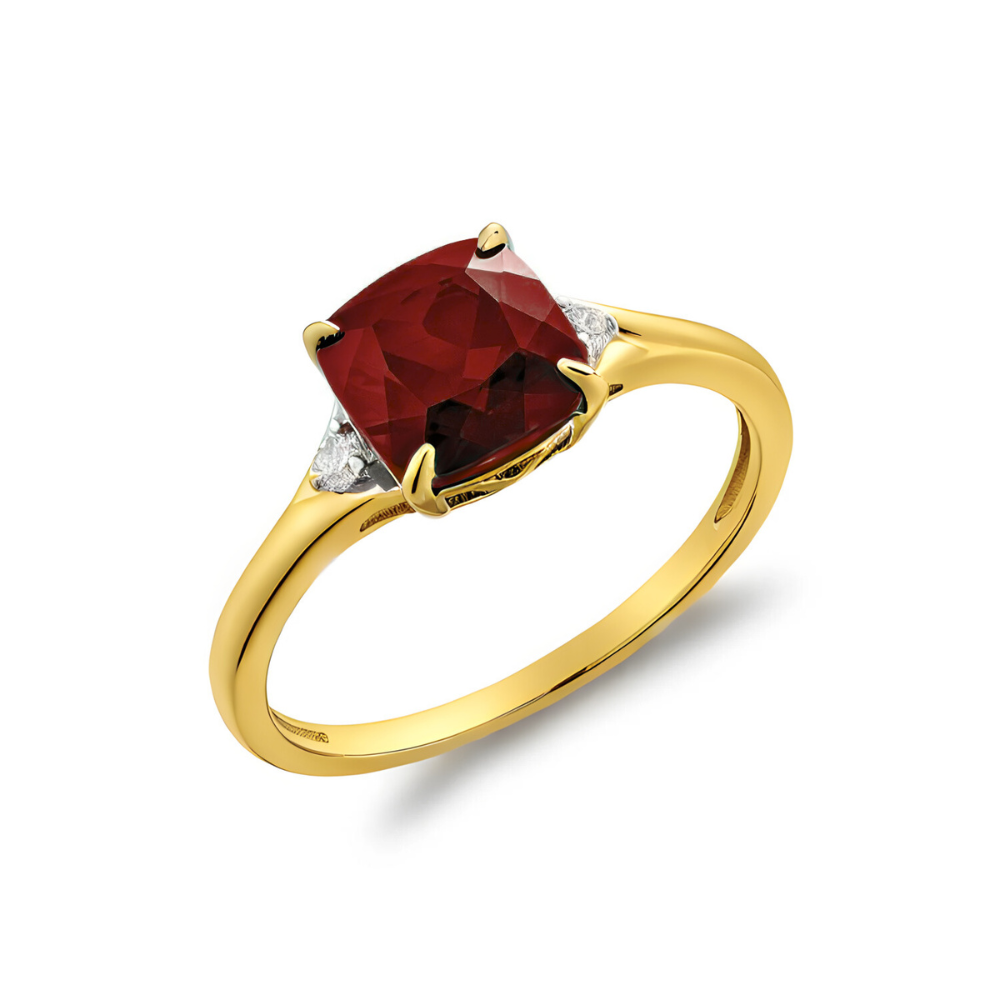 Diamond & Birthstone Fashion Ring
