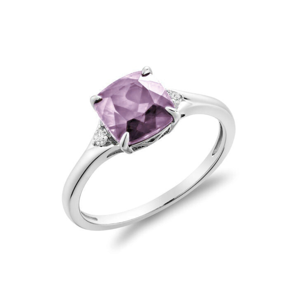 Diamond & Birthstone Fashion Ring