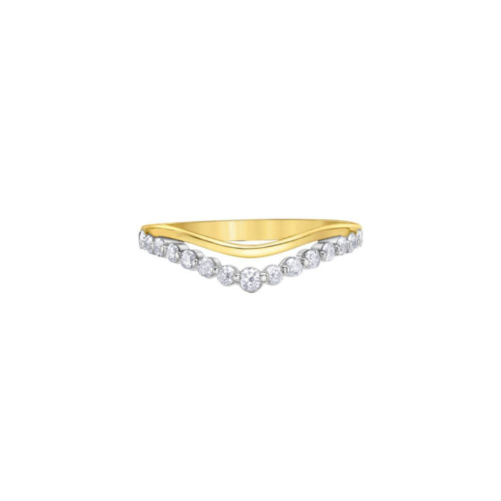 Diamond Chevron Fashion Ring