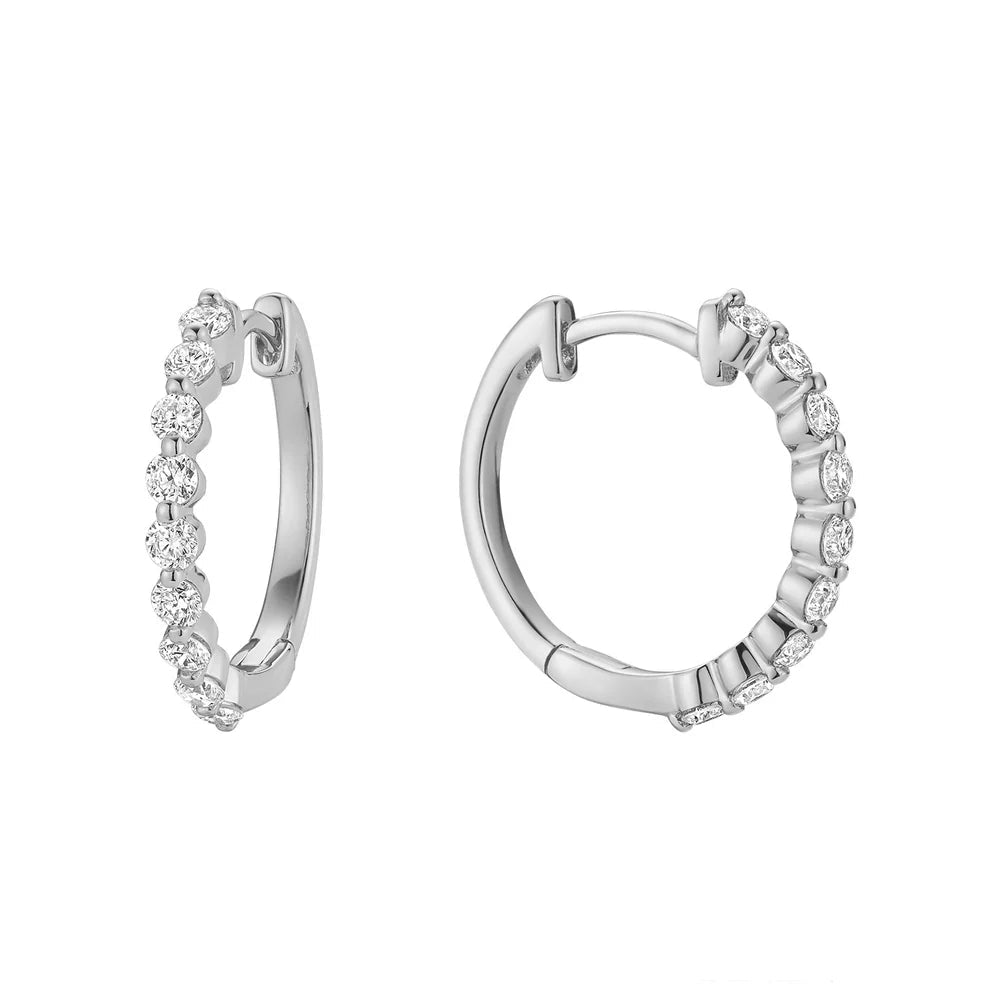 Lab Diamond Hoop