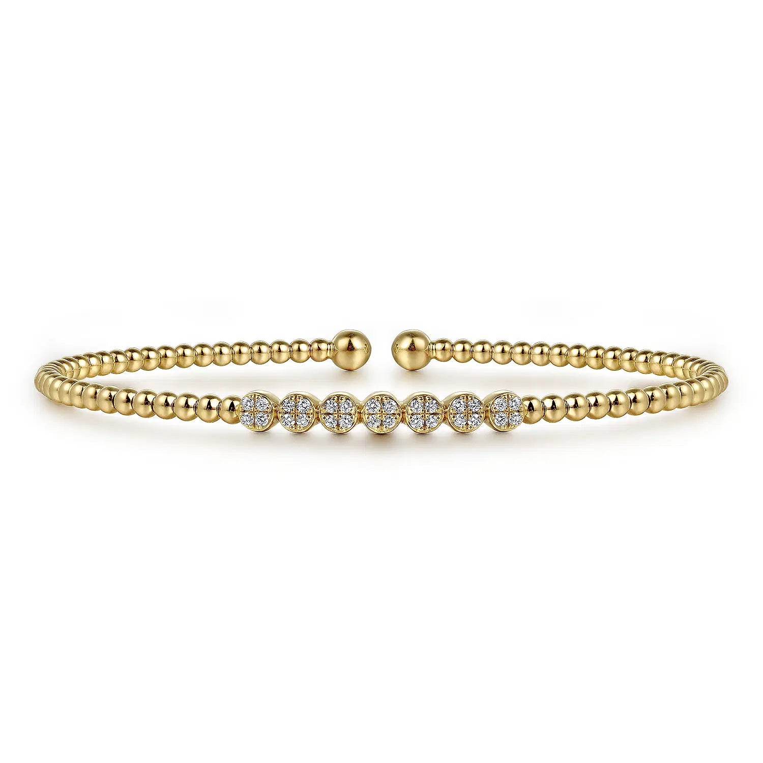 Bujukan Bead & Cluster Diamond Bangle