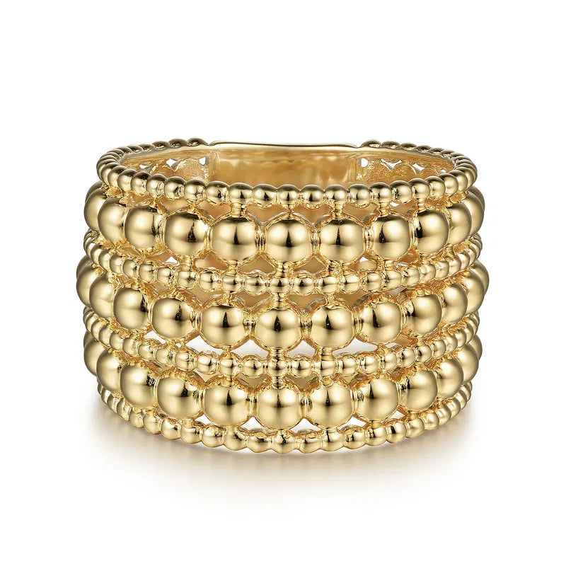 Beaded Bujukan Stackable Ring