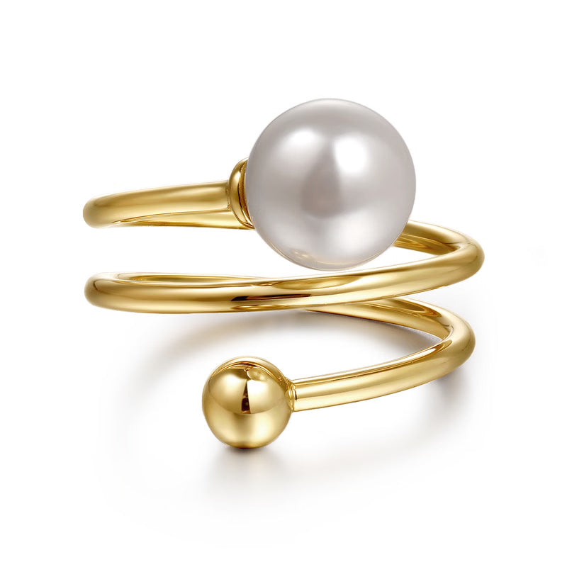 Bujukan Beads and Pearl Bypass Ring