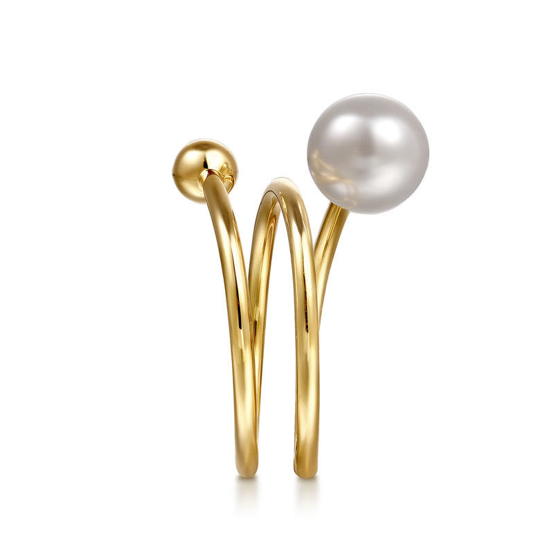 Bujukan Beads and Pearl Bypass Ring