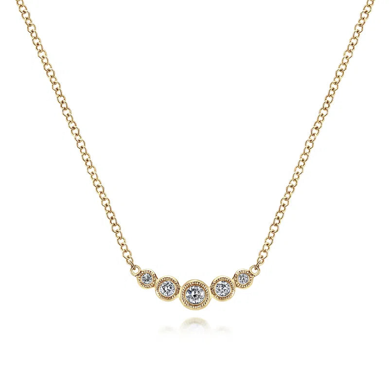 Diamond Bar Necklace