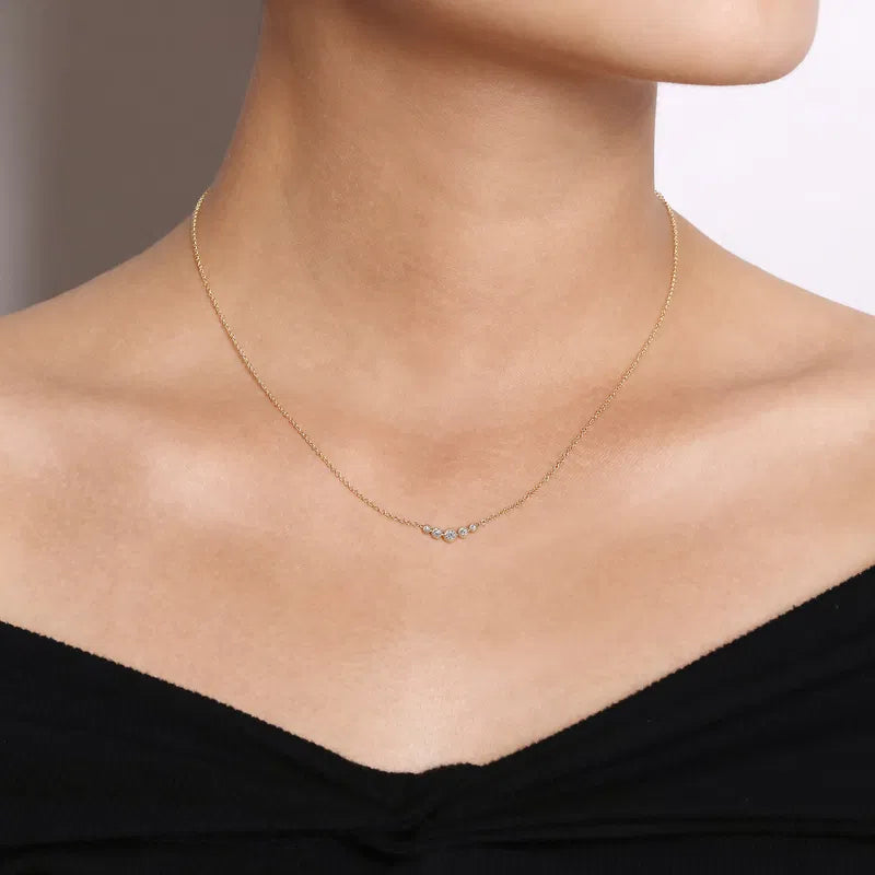 Diamond Bar Necklace