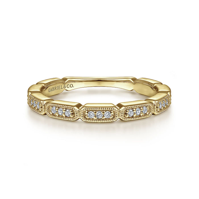 Segmented Diamond Stackable Ring