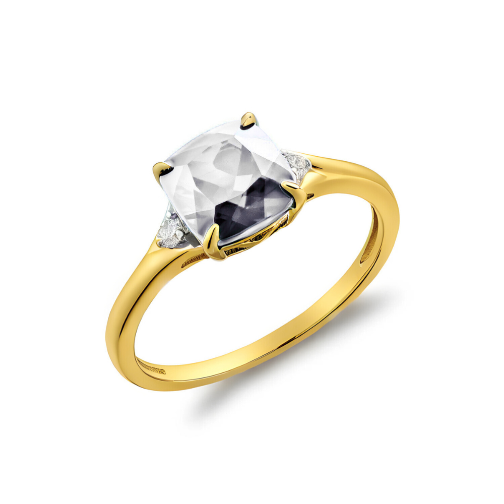 Diamond & Birthstone Fashion Ring