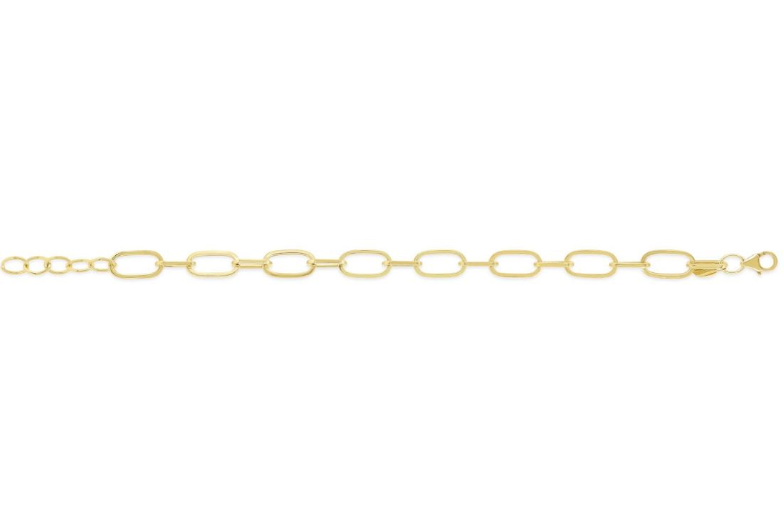 Rounded Paperclip Bracelet