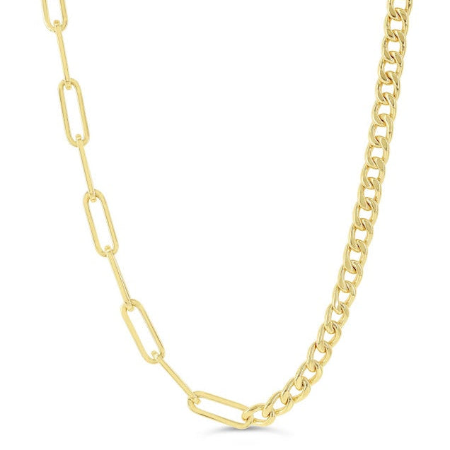 Curb & Paperclip Chain