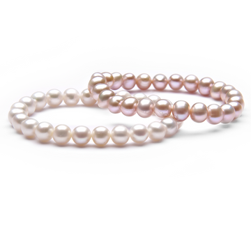 Freshwater Cultured Pearl Stretch Bracelet Set of 5