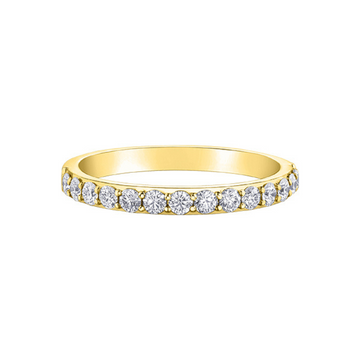 14K Yellow Gold Diamond Band