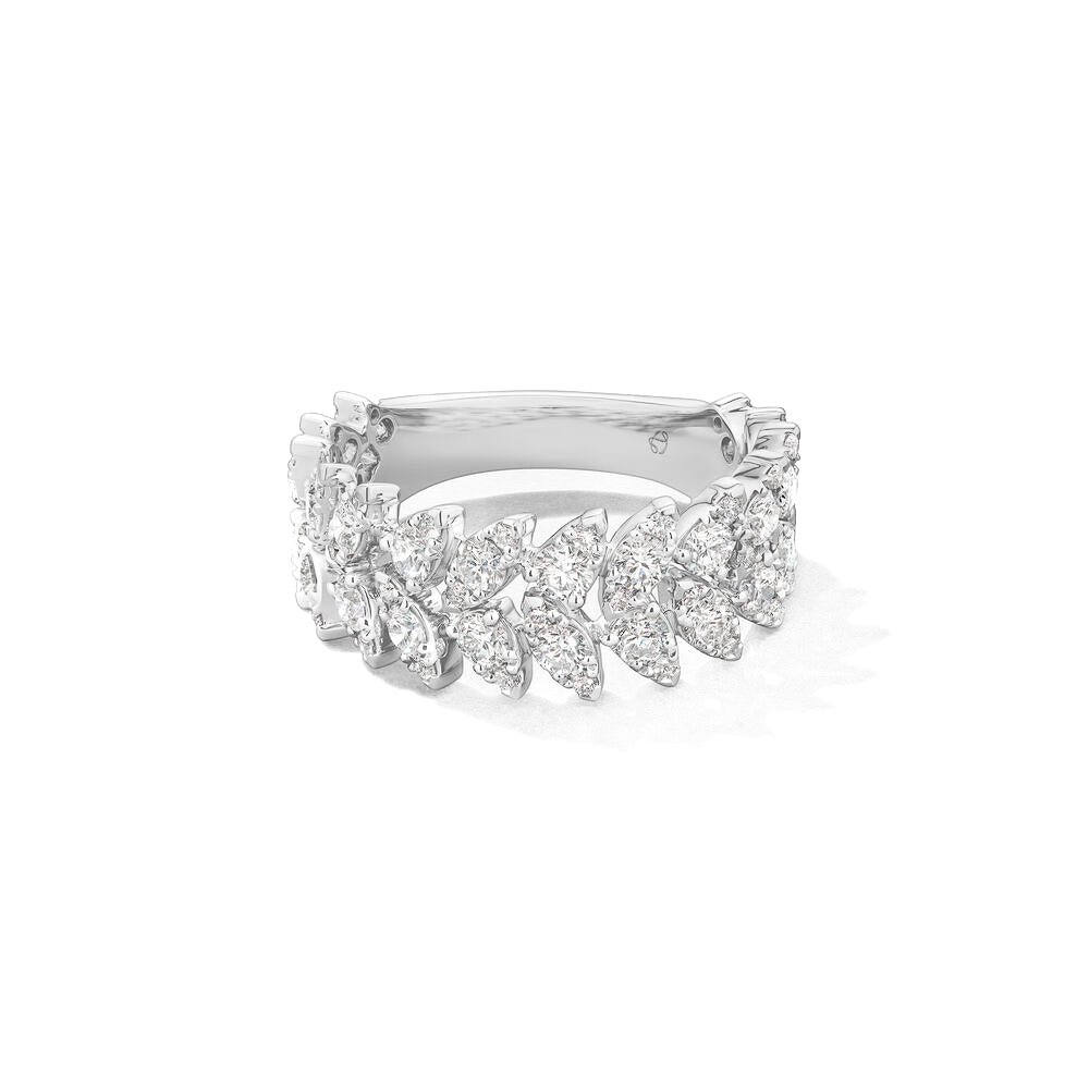 Aerial Double Dewdrop Ring