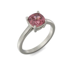 Cushion Cut Birthstone Ring