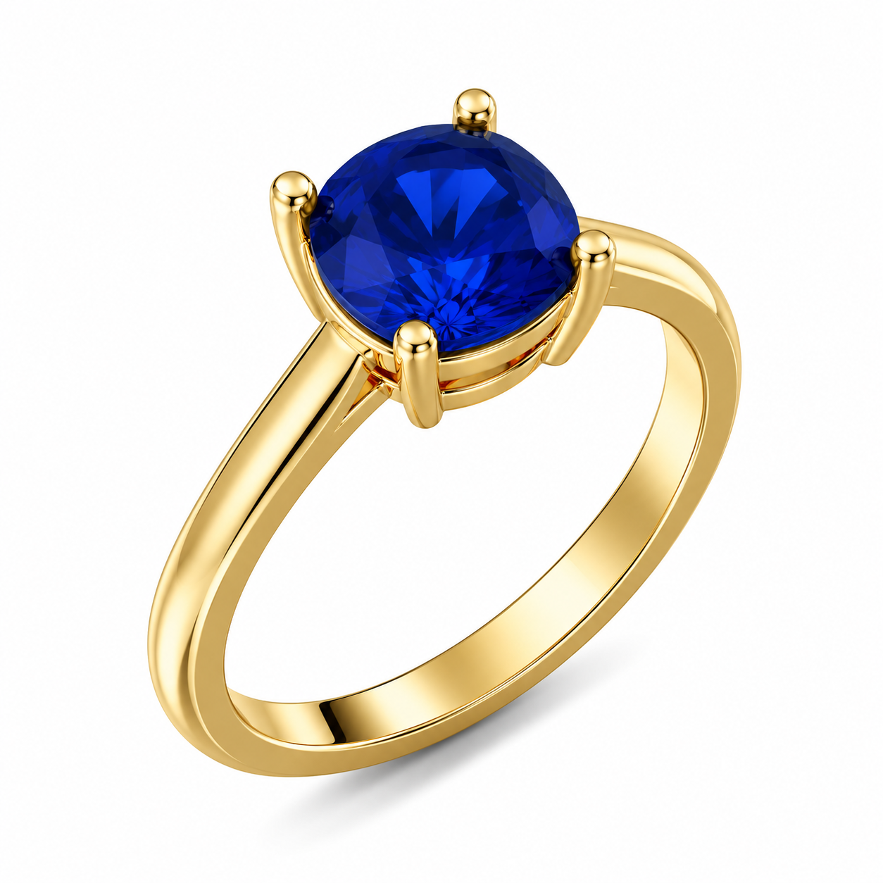 Cushion Cut Birthstone Ring