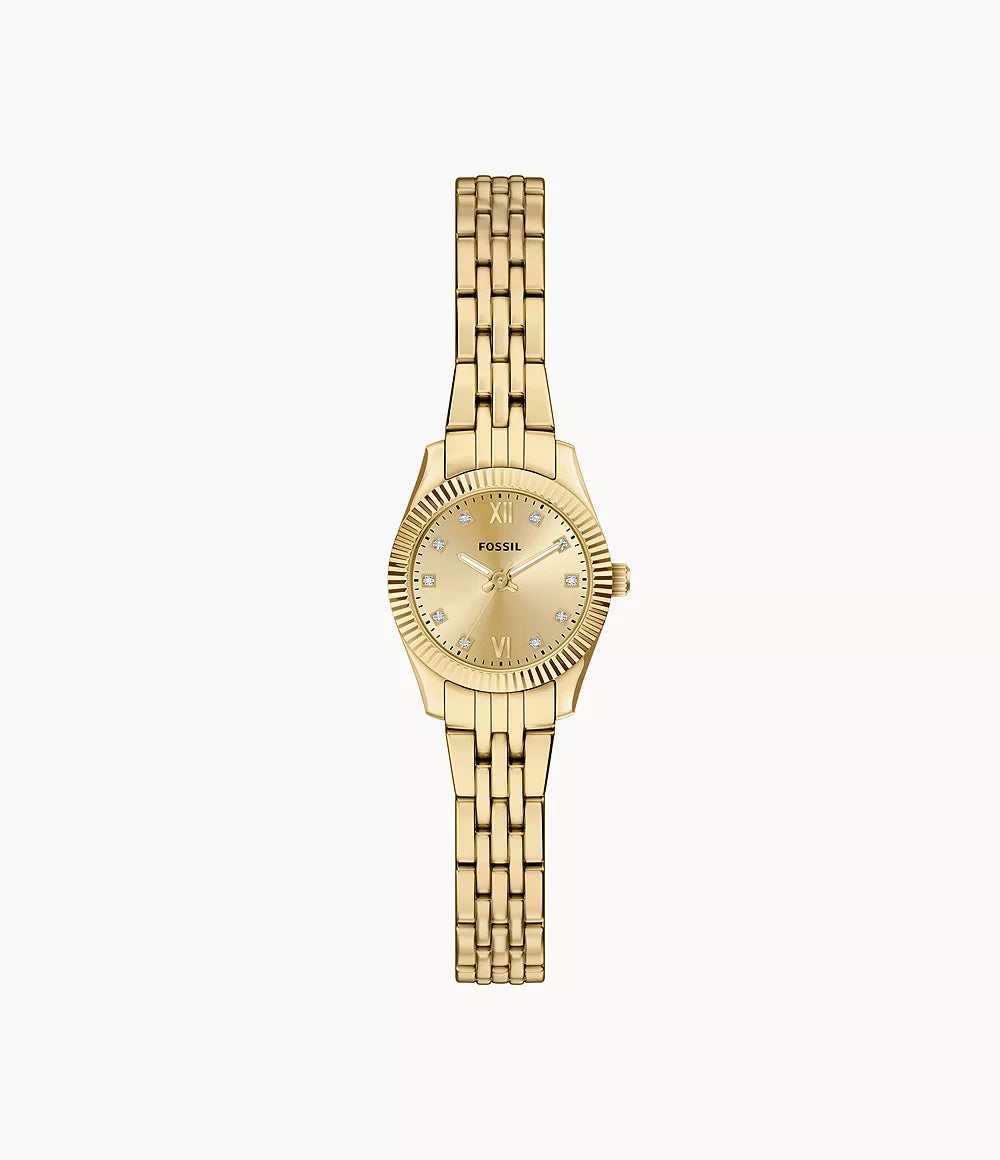 Scarlette Mini Three-Hand Gold-Tone Stainless Steel Watch