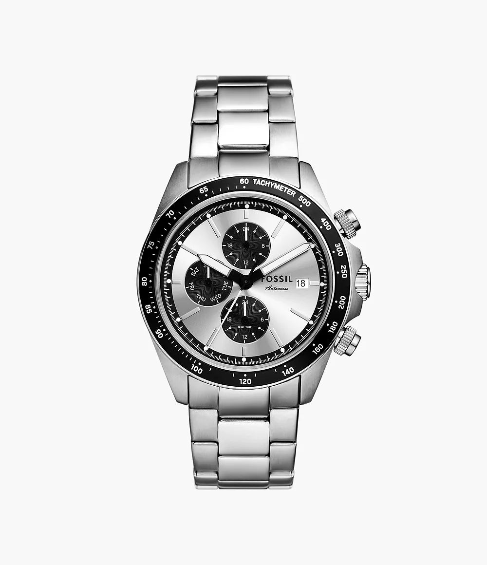 Autocross Multifunction Stainless Steel Watch