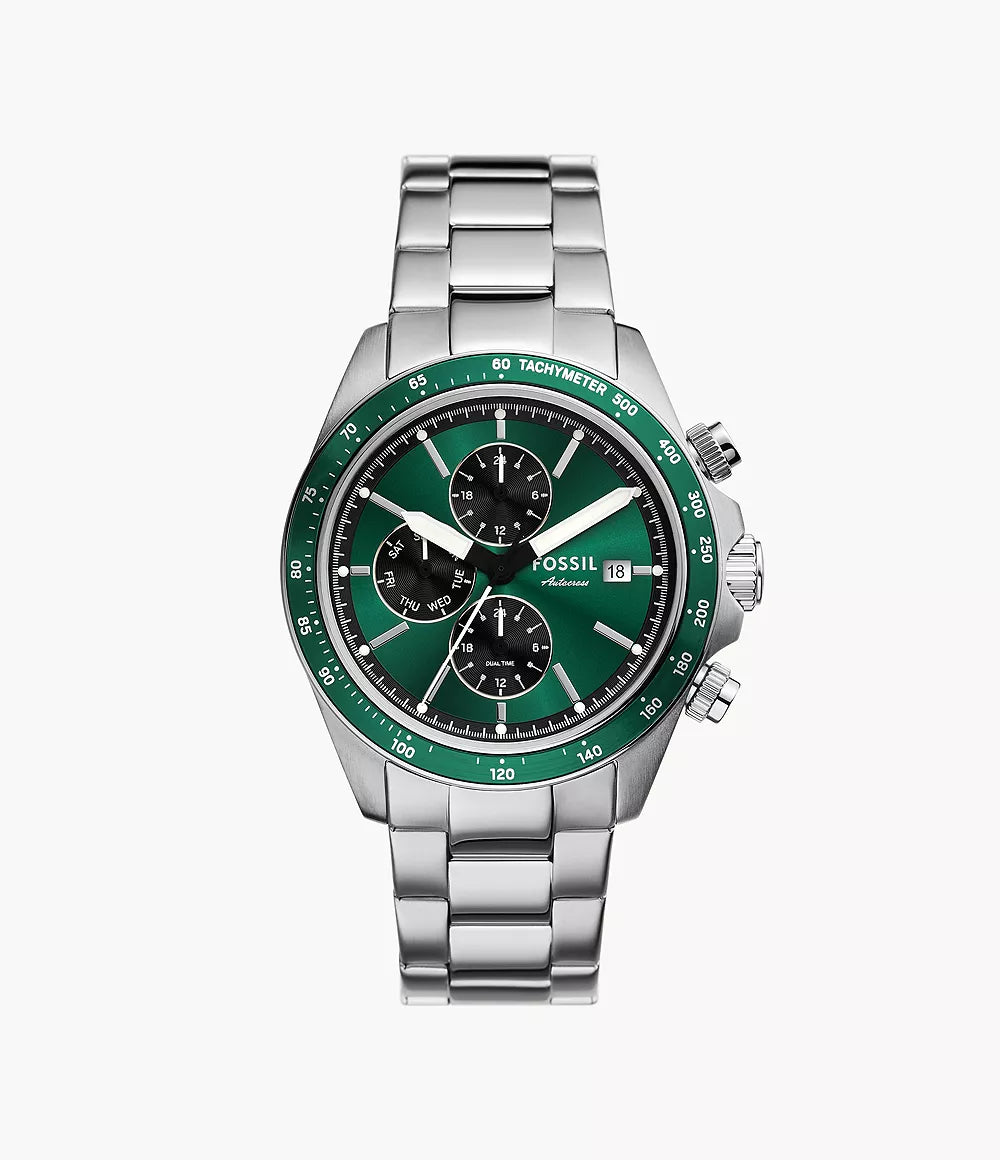 Autocross Multifunction Stainless Steel Watch