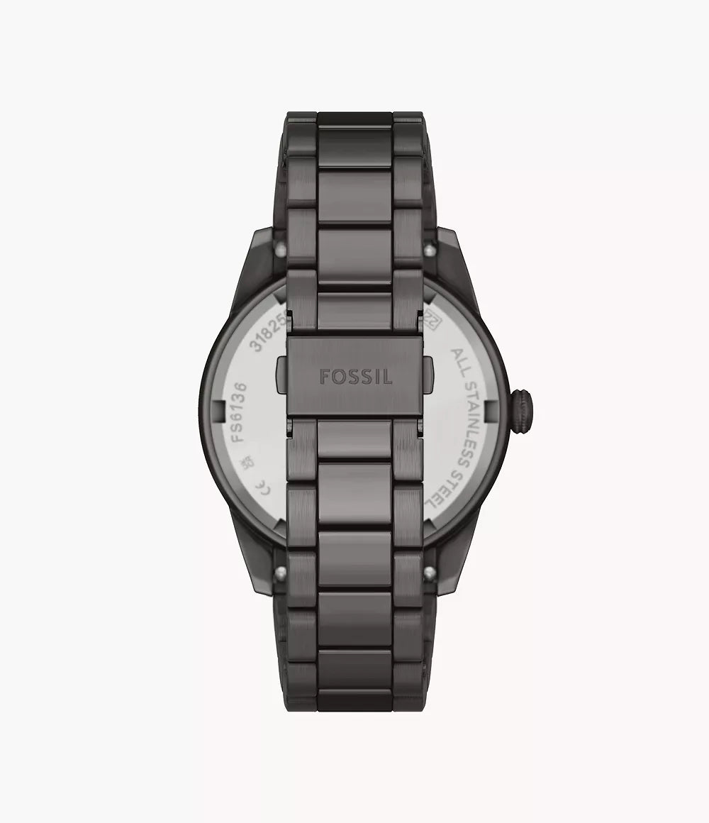 Pearson Multifunction Gunmetal Stainless Steel Watch