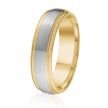 14K Gold Satin Wedding Band