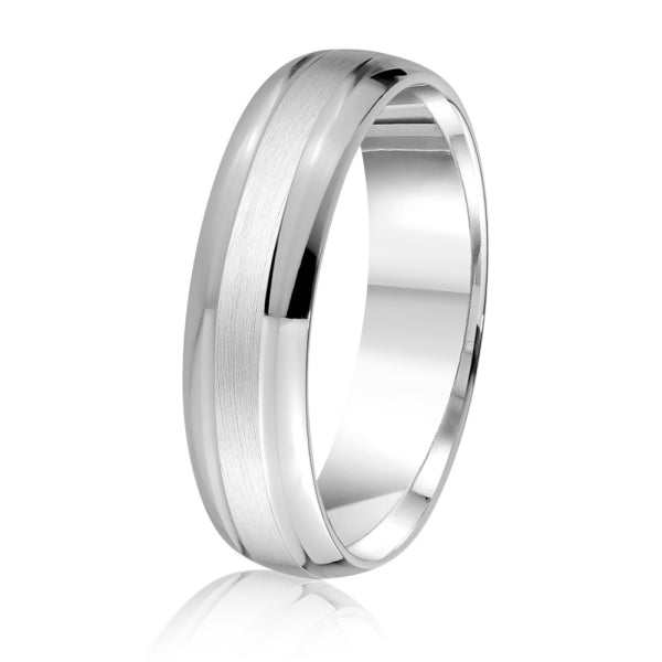 14K Gold Multi-Textured Wedding Band