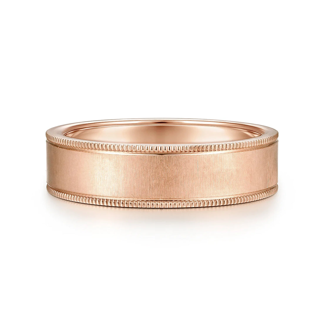 14K Gold Sandblast Wedding Band