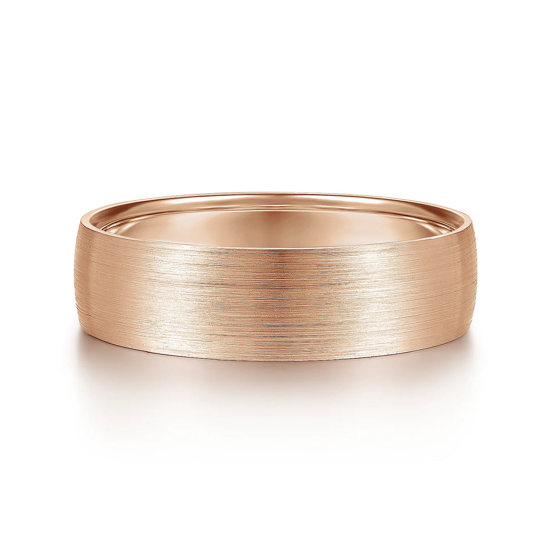 14K Gold Satin Finish Wedding Band