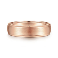 14K Gold Satin Finish Wedding Band