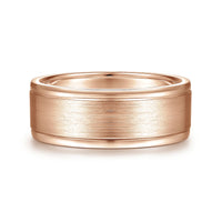 14K Gold Satin Wedding Band