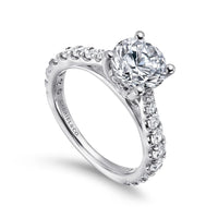 Gabriel & Co 14k White Gold Engagement Ring