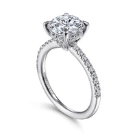 Gabriel & Co 14k White Gold Engagement Ring