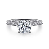 Gabriel & Co 14k White Gold Diamond Engagement Ring