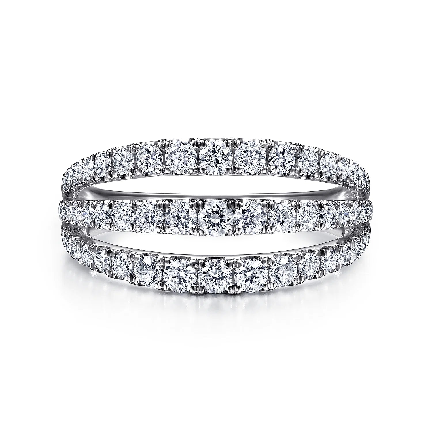 Three Row Diamond Ring