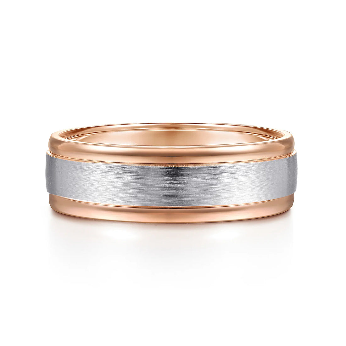 14K Gold Two Toned Wedding Band