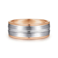 14K Gold Two Toned Wedding Band