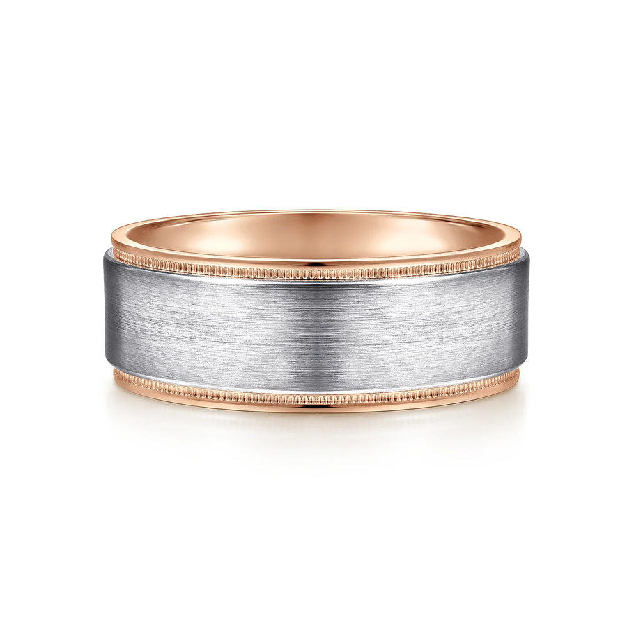 14K Gold Two Toned Wedding Band