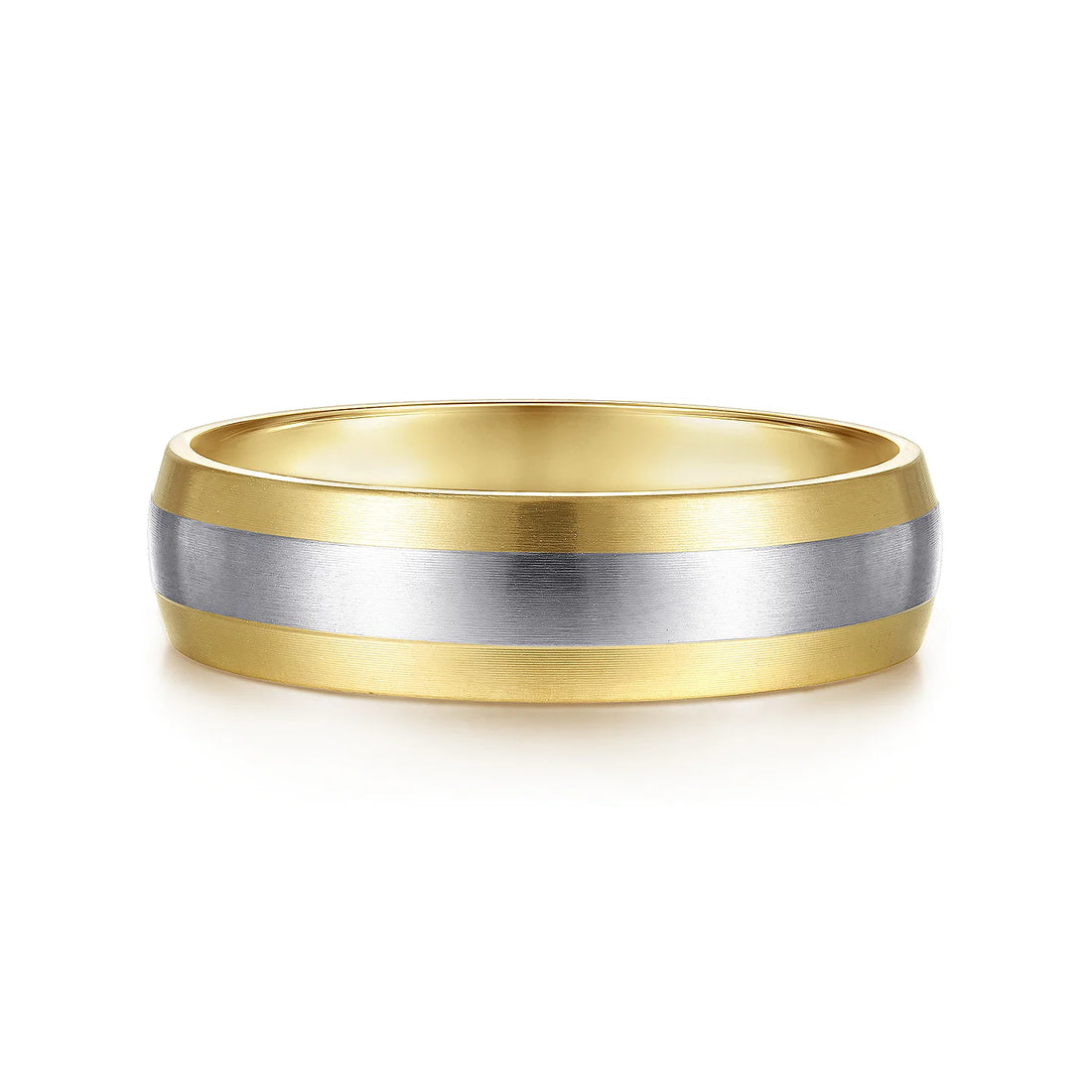 14K Gold Two Toned Wedding Band