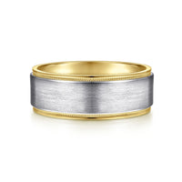 14K Gold Two Toned Wedding Band