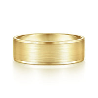 14K Gold Satin Finish Wedding Band