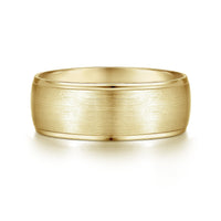 14K Gold Satin Wedding Band