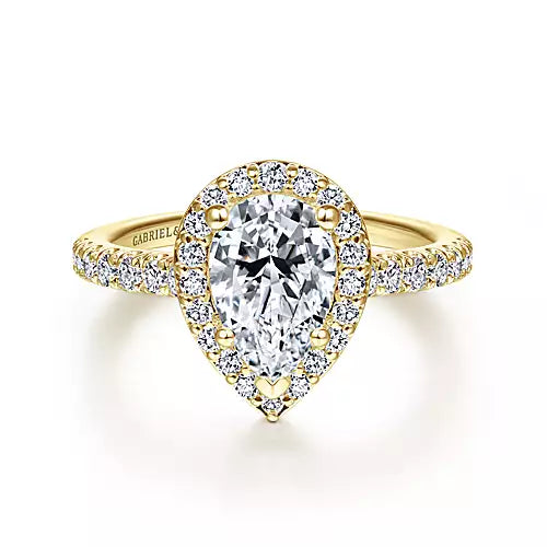 Gabriel and co sales pear shaped ring
