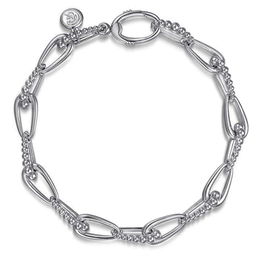 Silver Bujukan Link Chain Bracelet