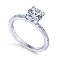 Gabriel & Co Platinum Diamond Engagement Ring